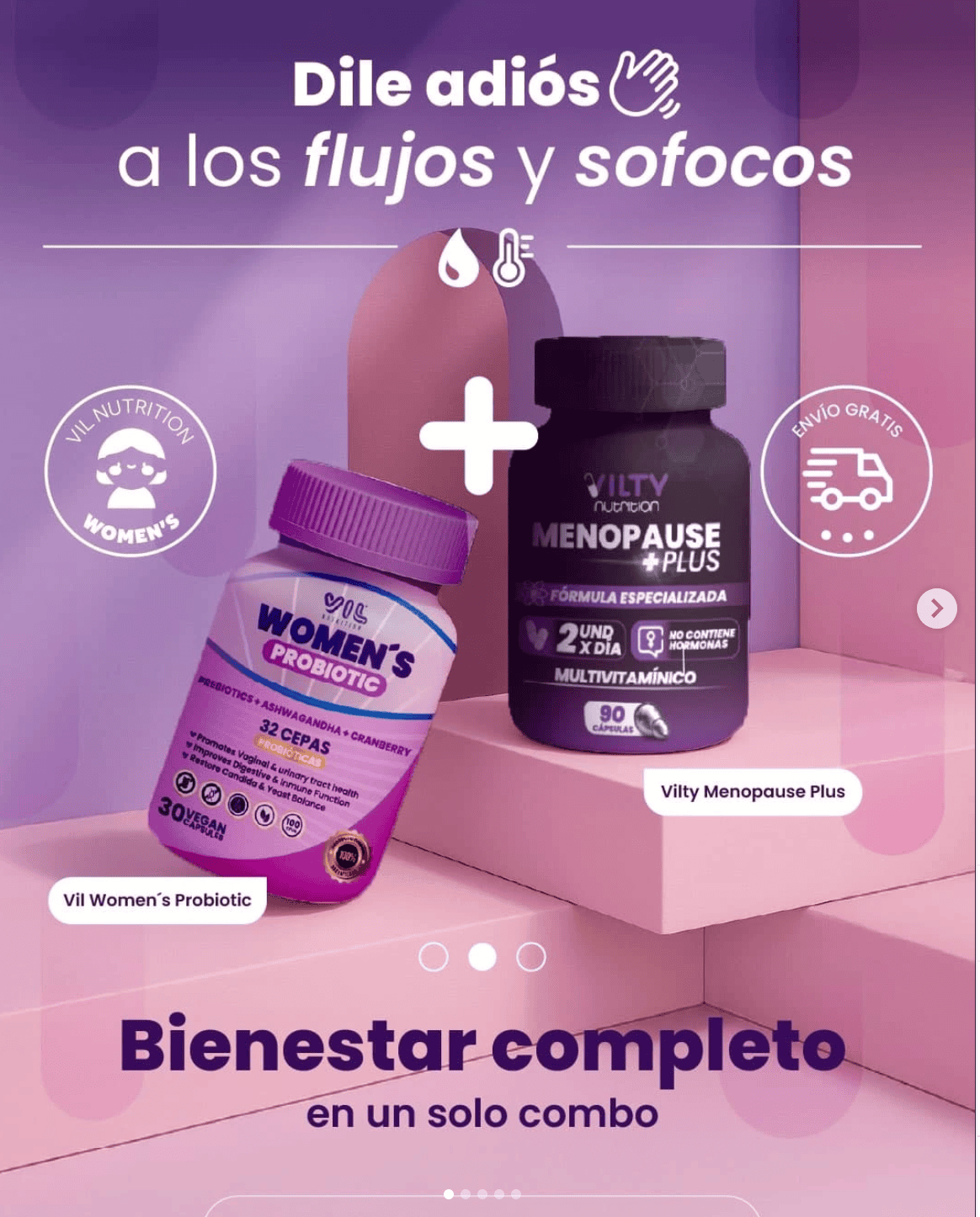 KIT: VIL MENOPAUSE + VIL PROBIOTICS